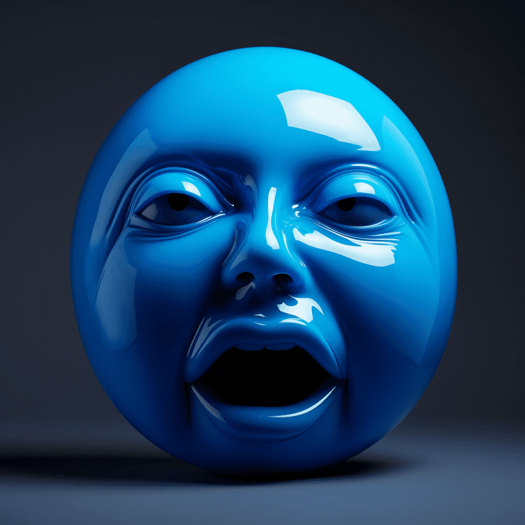 blue emoji