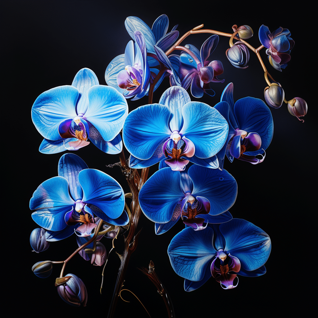 blue orchid