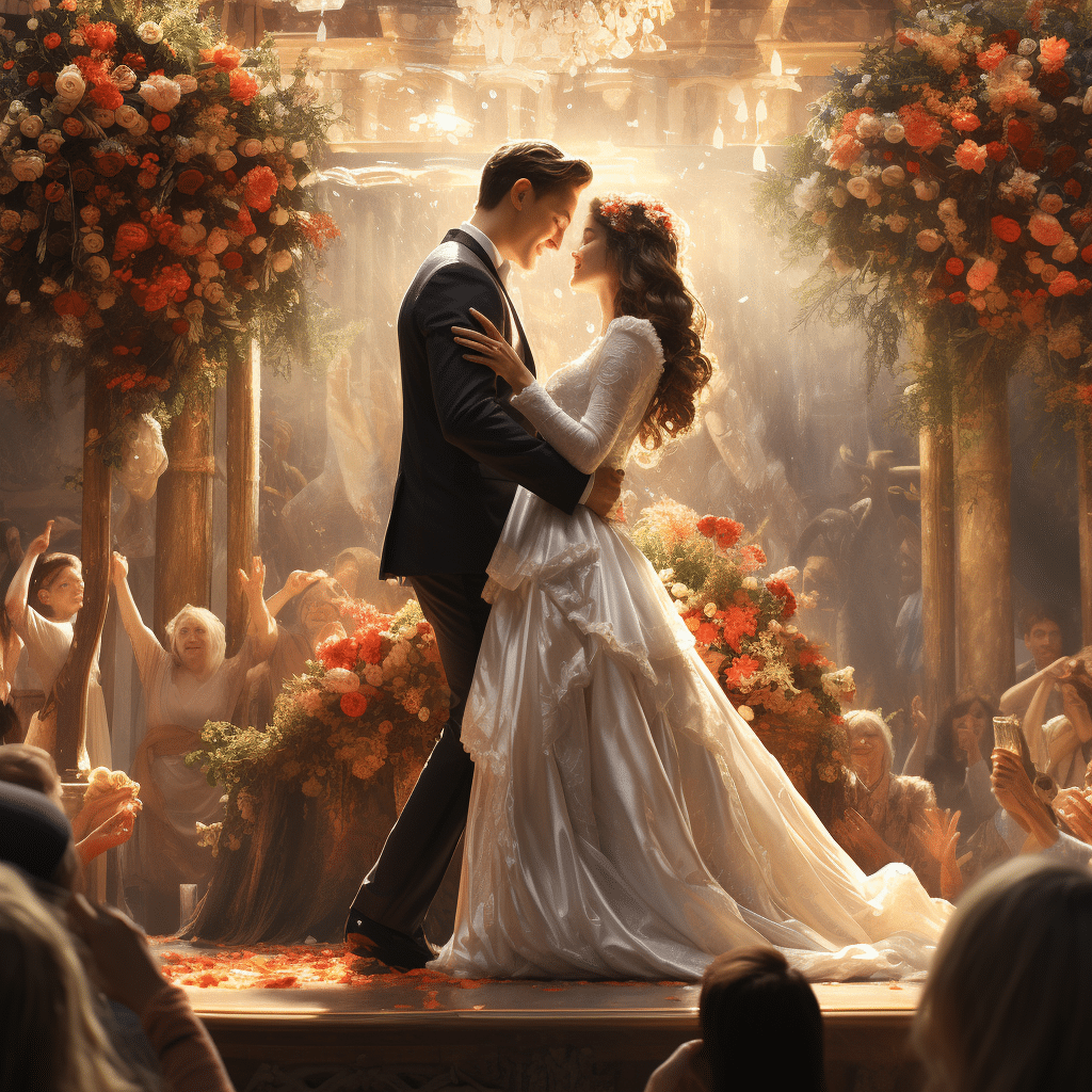 its my first time getting married