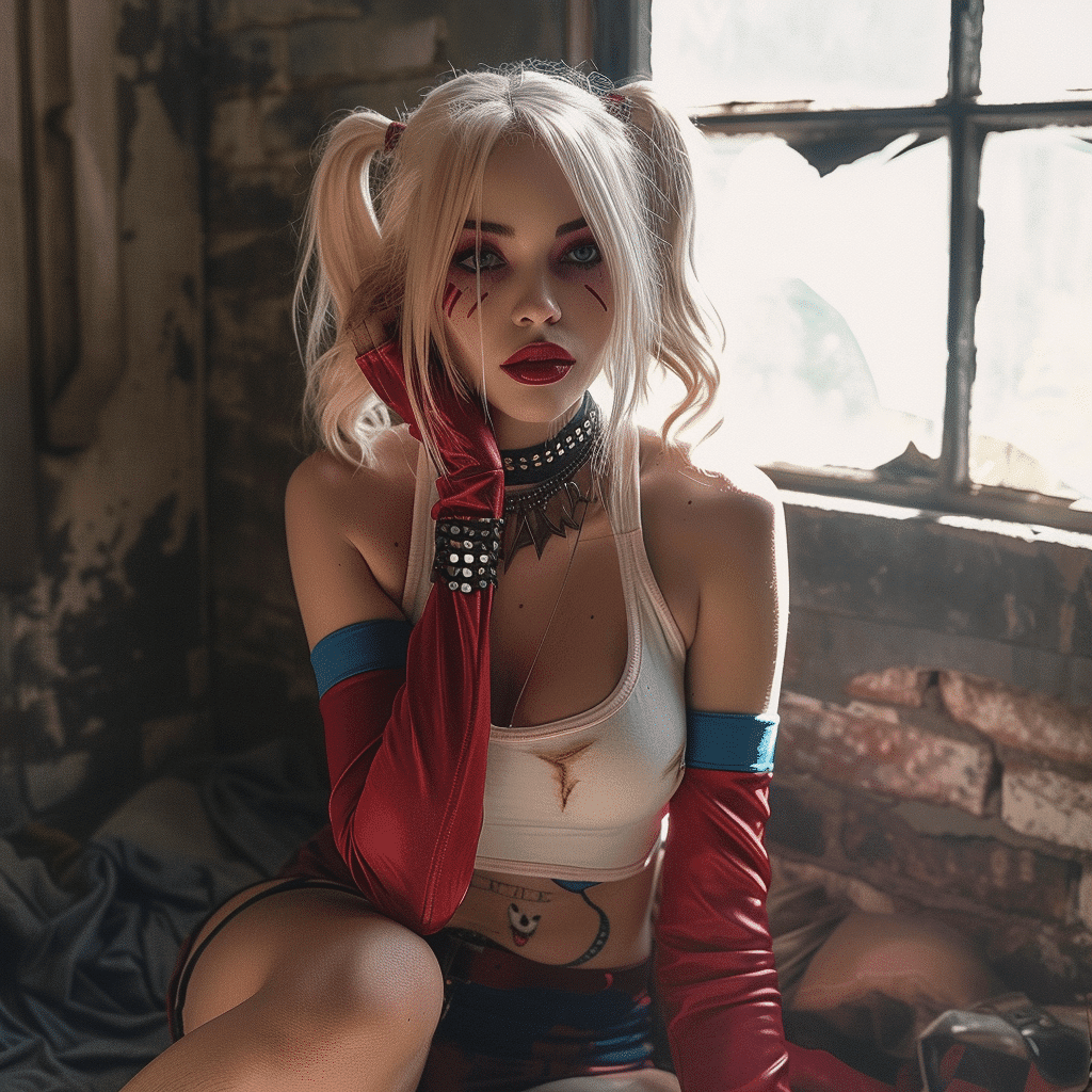 harley quinn naked
