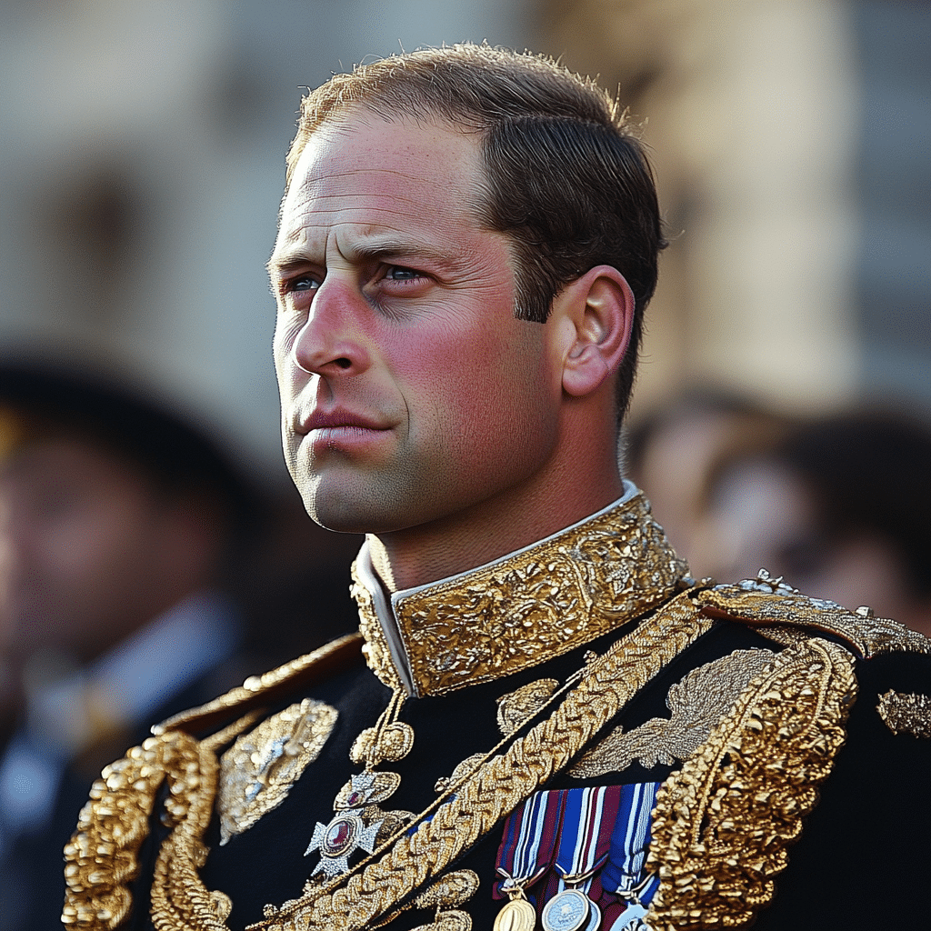 prince william attends sovereigns parade for king charles