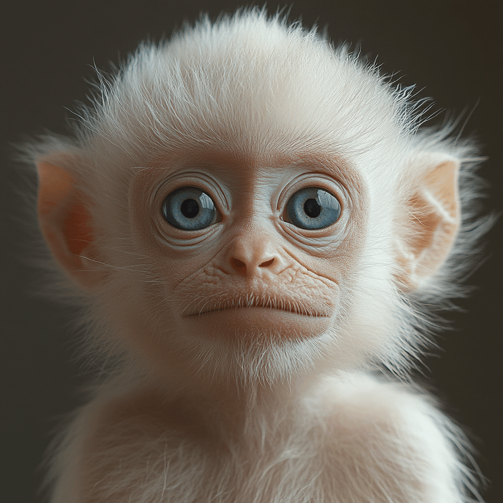 white monkey