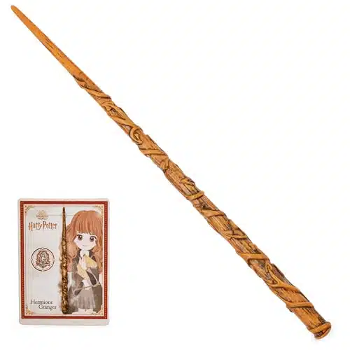 Wizarding World Harry Potter, inch Spellbinding Hermione Granger Magic Wand & Spell Card, Accessory for Halloween Costumes for Girls & Boys