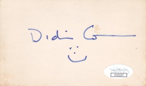 DIDI CONN Signed XIndex Card ActressGrease CC  JSA Certified   Historical Cut Signatures