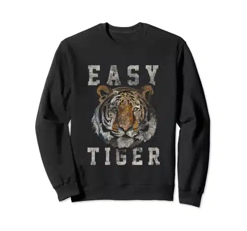 Easy Tiger distressed casual chic graphic for women Sweatshirt