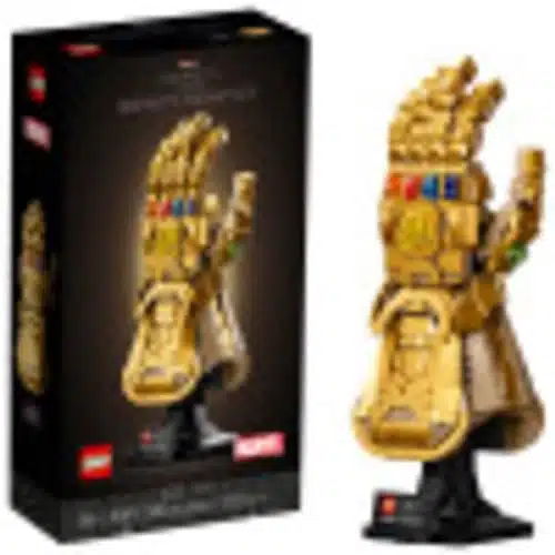LEGO Marvel Infinity Gauntlet Set Collectible Thanos Glove with Infinity Stones, Building Set, Avengers Gift Idea for Adults and Teens, Model Kits for Decoration and Display