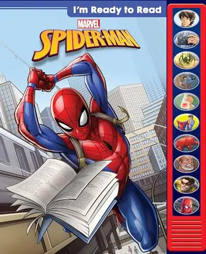 Marvel   I'm Ready to Read with Spider Man   Interactive Read Along Sound Book   Great for Early Readers   PI Kids