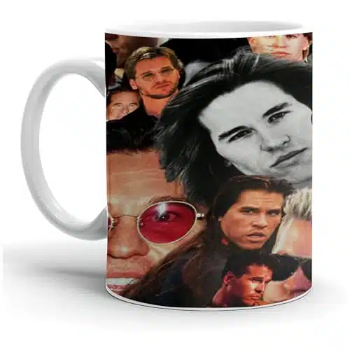 Mug Val White Ceramic Kilmer Gifts oz oz Collage Classic Mug For Coffee, Latte, Tea Or Chocolate