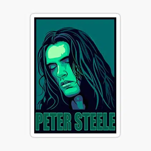 Peter Steele Sticker   Sticker Graphic   Auto, Wall, Laptop, Cell, Truck Sticker for Windows, Cars, Trucks