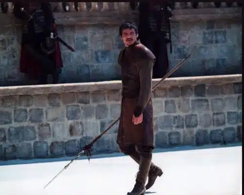 Posterazzi Pedro Pascal With Spear On Set Of Game Of Thrones Photo Print (x )   Item # MV
