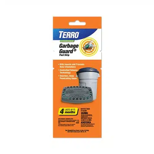TERRO TGarbage Guard Trash Can Insect Killer   Kills Flies, Maggots, Roaches, Beetles, and Other Insects