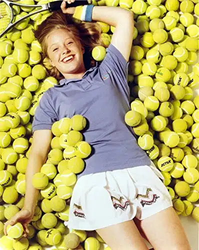 Angela Goethals Posed with Tennis Balls Photo Print (x )