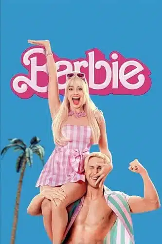 Barbie Margot Robbie, Ryan Gosling movie Character Photo Photograph Print (Margot & Ryan Goofy (x inches))