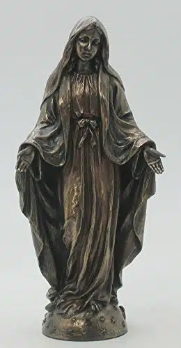 Inch Lady of Grace Cold Cast Bronzed Sculpture Figurine