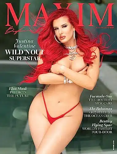 JUSTINA VALENTINE  Maxim Magazine  July August ild'n Out Superstar (Pre Book)