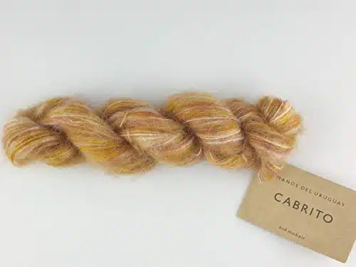 Manos Del Uruguay Cabrito RButternut, g Hand Dyed Mohair lace Yarn