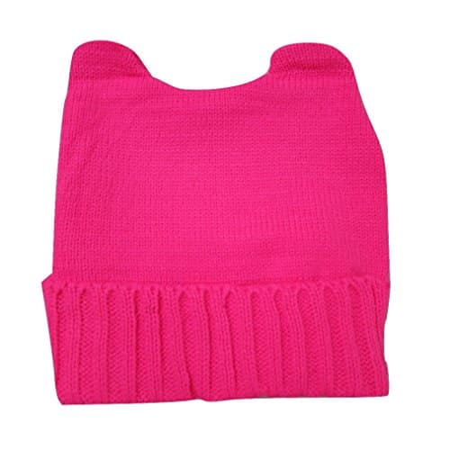Pink Pussy Cat Ears Pussycat Hat Pussyhat Women Rights March Hat Beanie