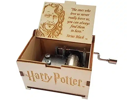 TheLaser'sEdge Harry Potter Mini Music Box with Hedwig's Theme   Sirius Black Ones Quote