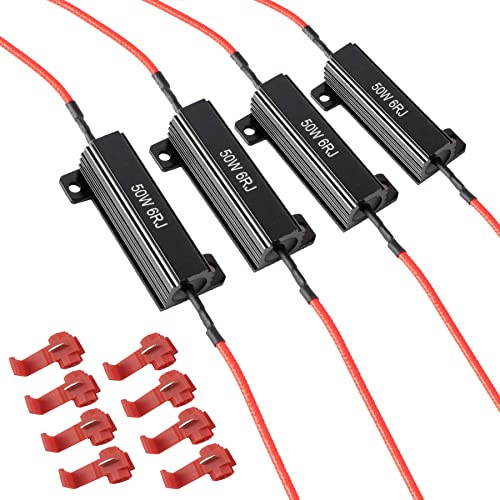 iBrightstar  ohm Load Resistors   Fix Blink Error Code   PCS (Black), Black PCS