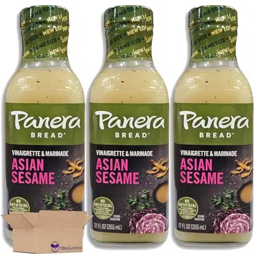 Asian Sesame Vinaigrette Salad Dressing & Marinade by Panera  Ounce  Pack of