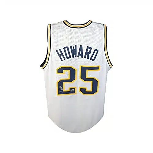 Juwan Howard Autographed Michigan Wolverines Custom White Basketball Jersey   BAS COA
