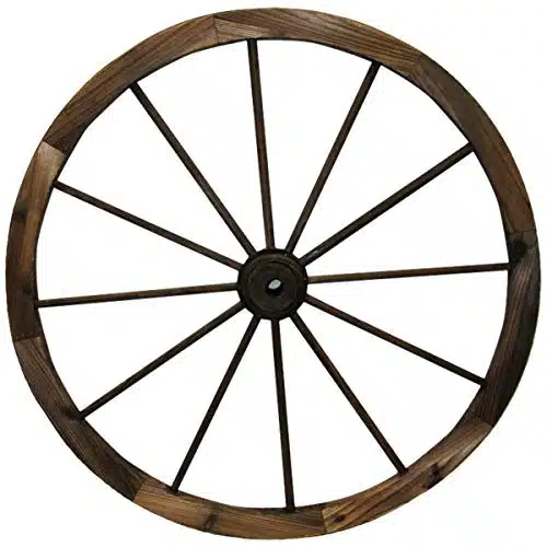 Leigh Country TX agon Wheel, Inches, Walnut Finish