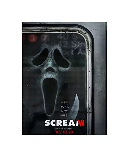 MCERMR Scream ovie Poster Horror Movie Posters Prints Series s s Film Bedroom Decor Silk Canvas for Wall Art Print Gift Home Decor Unframe Poster xinch xcm