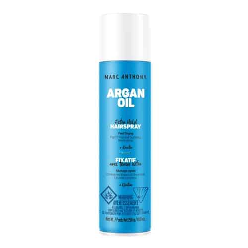 Marc Anthony Argan Oil Hairspray with Keratin, Extra Hold   Volumizing Hair Spray Fights Frizz & Humidity   Nourishing Argan Oil of Morocco Texturizing & Hair Styling Spray   