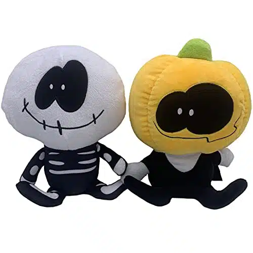 Milenzom pcs,Spooky Month Skid and Pump Plush,Best Gifts for Halloween,Christmas,Birthday,Boys and Girls