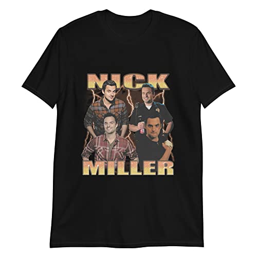 Nick Miller Shirt, New Girl Shirt, Jake Johnson Shirt, Nick Shirt from New Girl Black