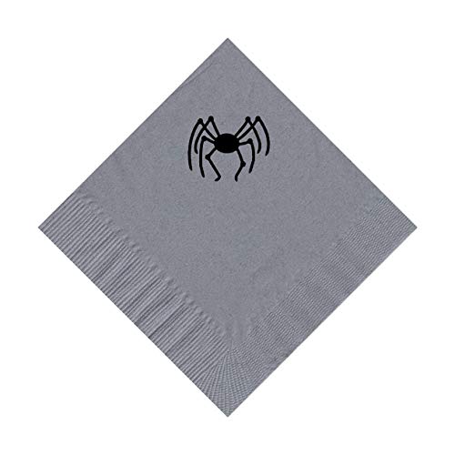 Ply Cocktail Personalized Napkins with Spider Logo