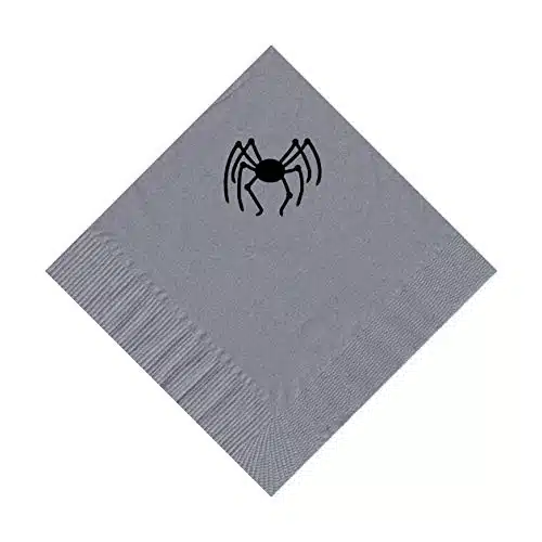 Ply Cocktail Personalized Napkins with Spider Logo