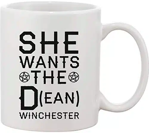 She Wants The D(EAN) Winchester Ceramic Mug bnft
