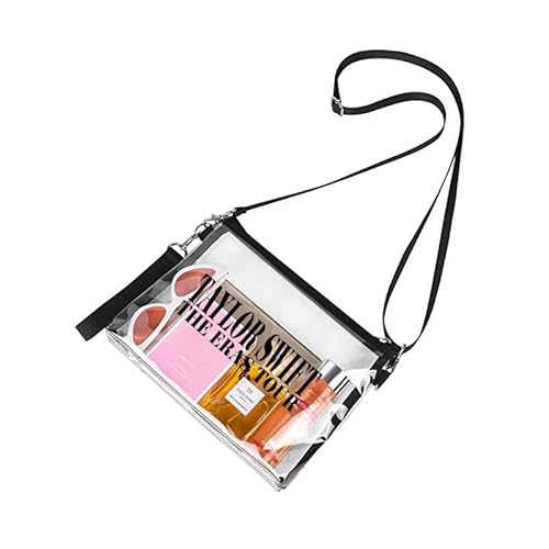 Taylor Clear Bag Stadium Approved For Swift Eras Tour Clear Crossbody Purse Bag Swift Merch Merchandise for Concert