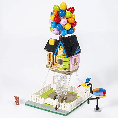 Up Balloon House Building Kit, Flying House Building Block Model Set Creative Suspended Anti Gravity, Pcs Toys Balloon House Building Kit for Years Old