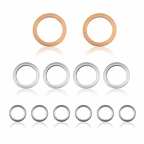 pcs Differential Transfer Case Crush Washer Gasket Kit Compatible with Toyota Lexus Scion Runner Land Cruiser Tundra Tacoma FJ Cruiser Highlander RAVSienna , , A