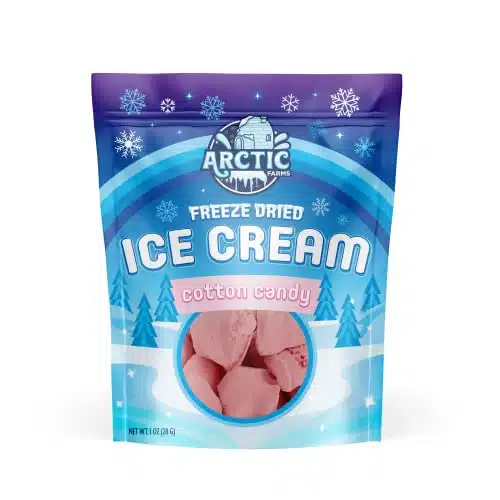 Arctic Farms Freeze Dried Ice Cream that Does Not Melt (Cotton Candy   Pink)