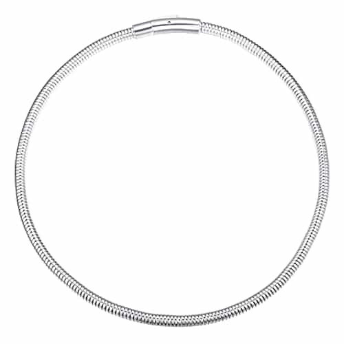 FindChic inch Stainless Steel Snake Shain Everyday Necklace Jewelry Gift for Girlfriend Daughter Sisters
