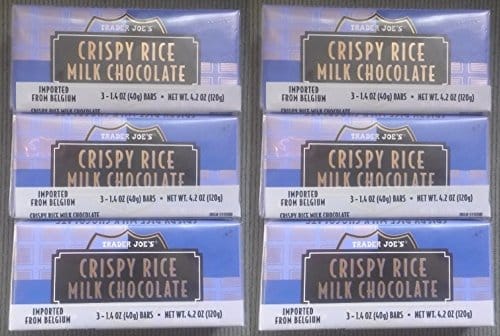 NEW Trader Joe's Crispy Rice Milk Chocolate Candy Bars PACK (candy bars ...