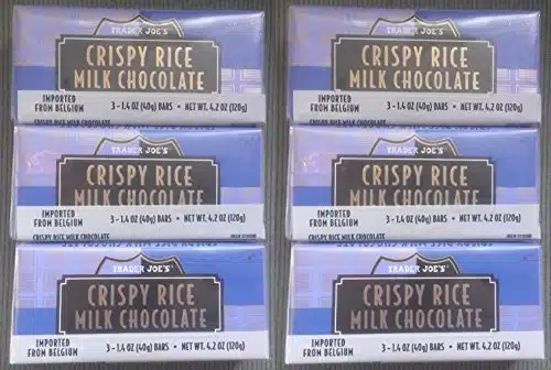 NEW Trader Joe's Crispy Rice Milk Chocolate Candy Bars PACK (candy bars ...