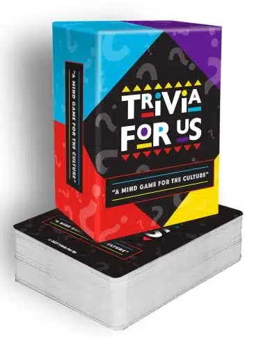 Trivia For Us A Mind Game for The Culture  Black Trivia Party Game Featuring Questions About TV & Film, Music, History, Pop Culture and Fun Action Packed Cards  Perfect for Bl