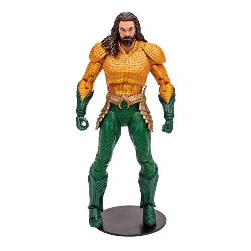 McFarlane Toys DC Multiverse   Aquaman ovie   Aquaman Action Figure (Gold & Green Suit)
