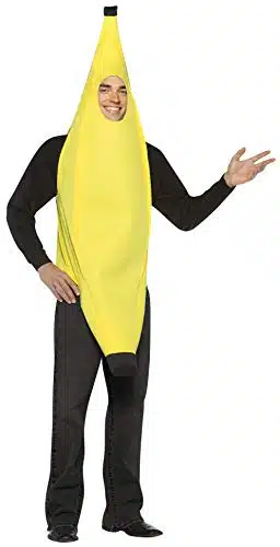 Rasta Imposta Lightweight Banana Costume, Yellow, One Size