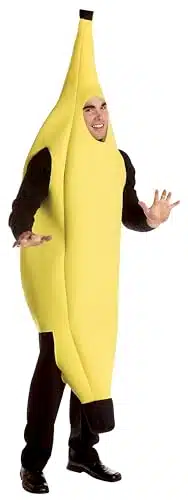 Rasta Imposta mens Banana Deluxe Adult Sized Costumes, Yellow, One Size US