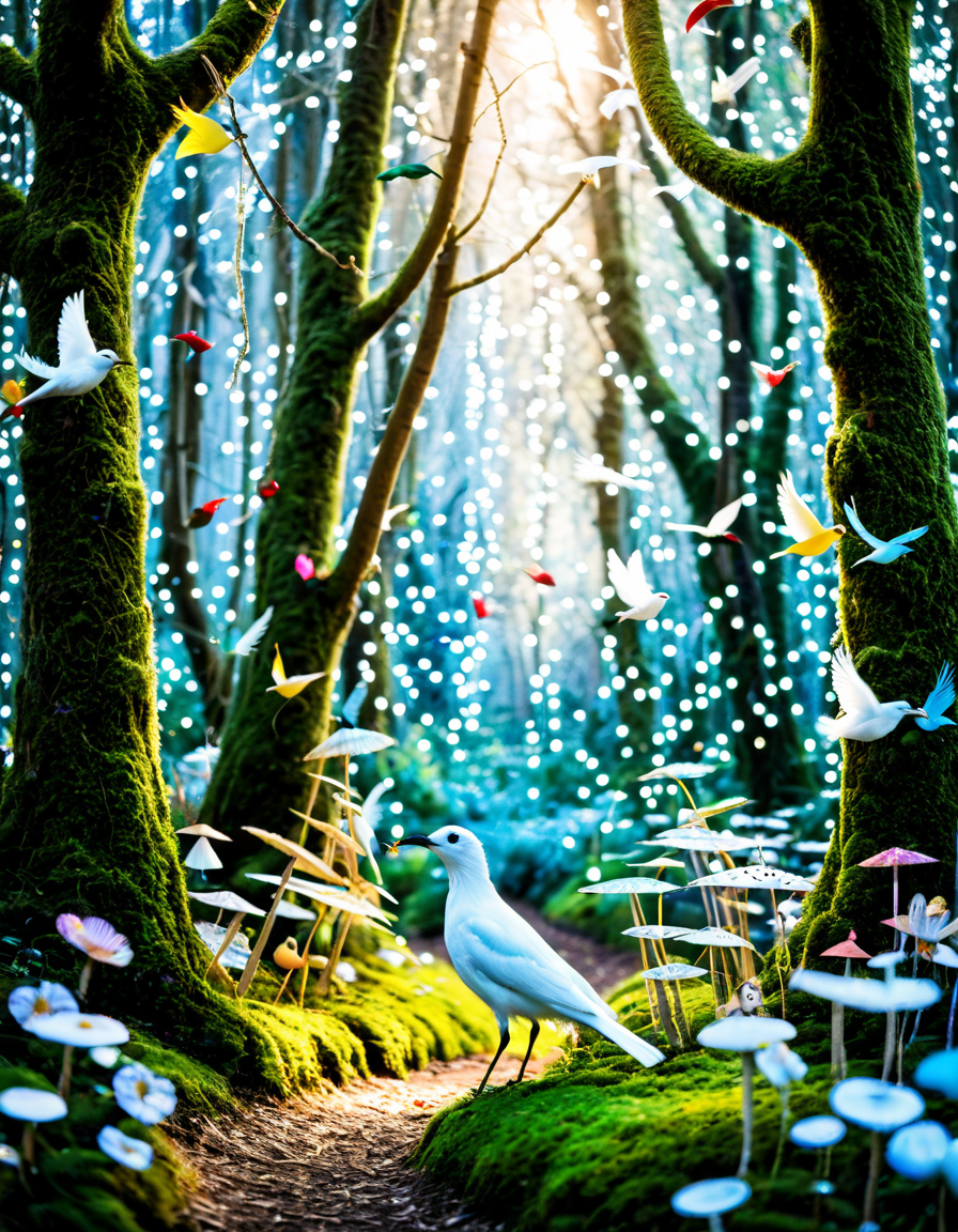 white bird